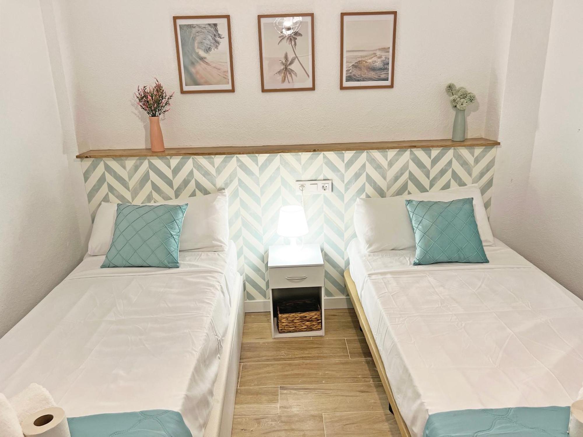 坎佩略Coqueto Con Piscina, Nuevo A 50M Del Mar, Parking Gratis公寓 外观 照片