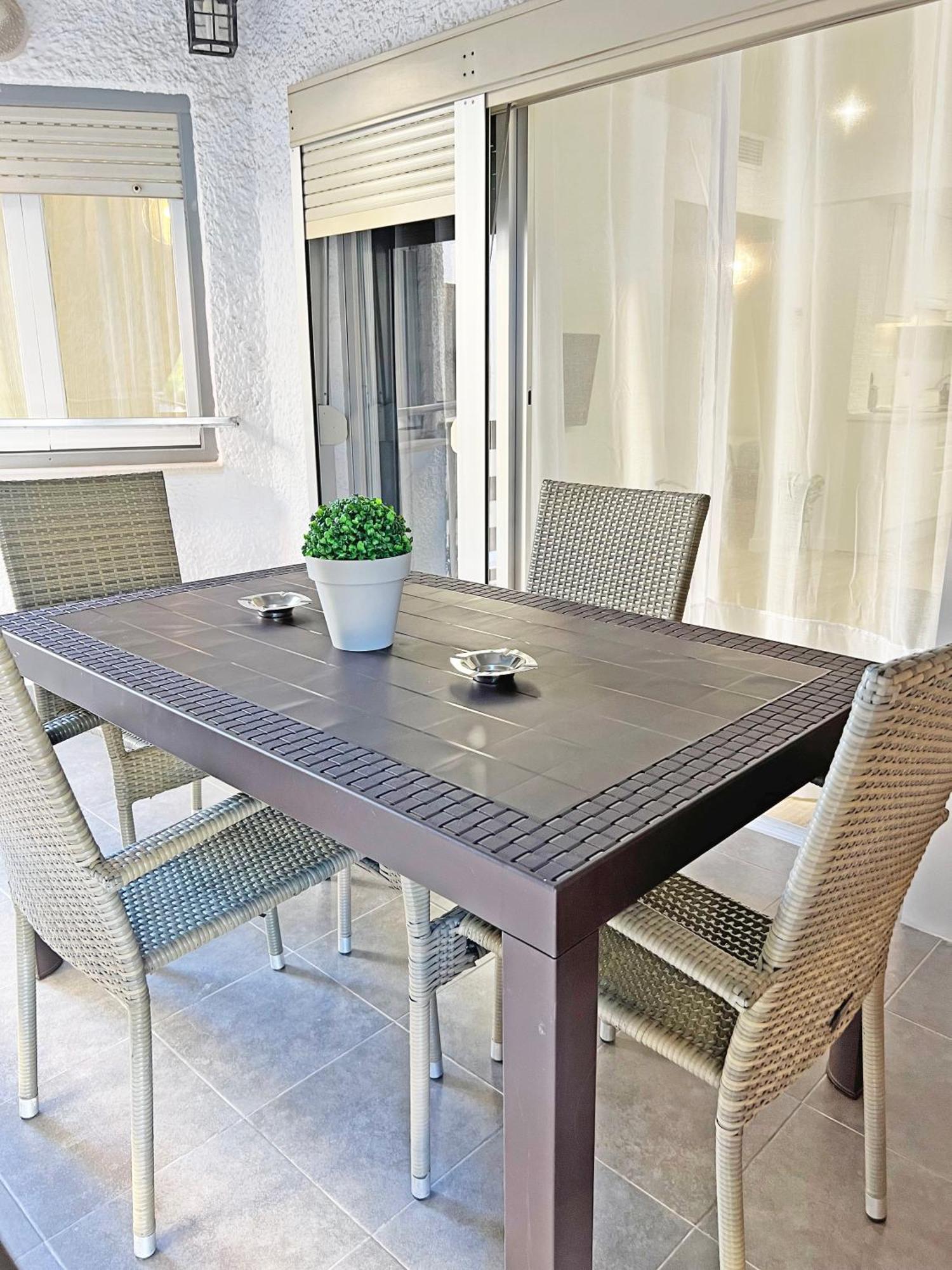 坎佩略Coqueto Con Piscina, Nuevo A 50M Del Mar, Parking Gratis公寓 外观 照片