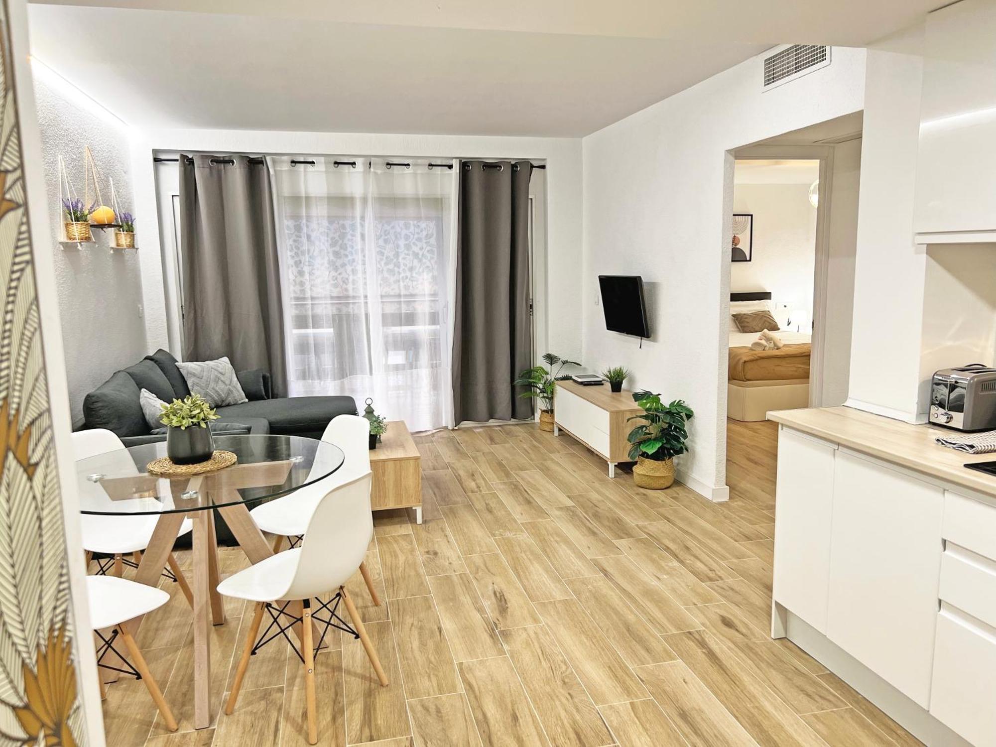 坎佩略Coqueto Con Piscina, Nuevo A 50M Del Mar, Parking Gratis公寓 外观 照片