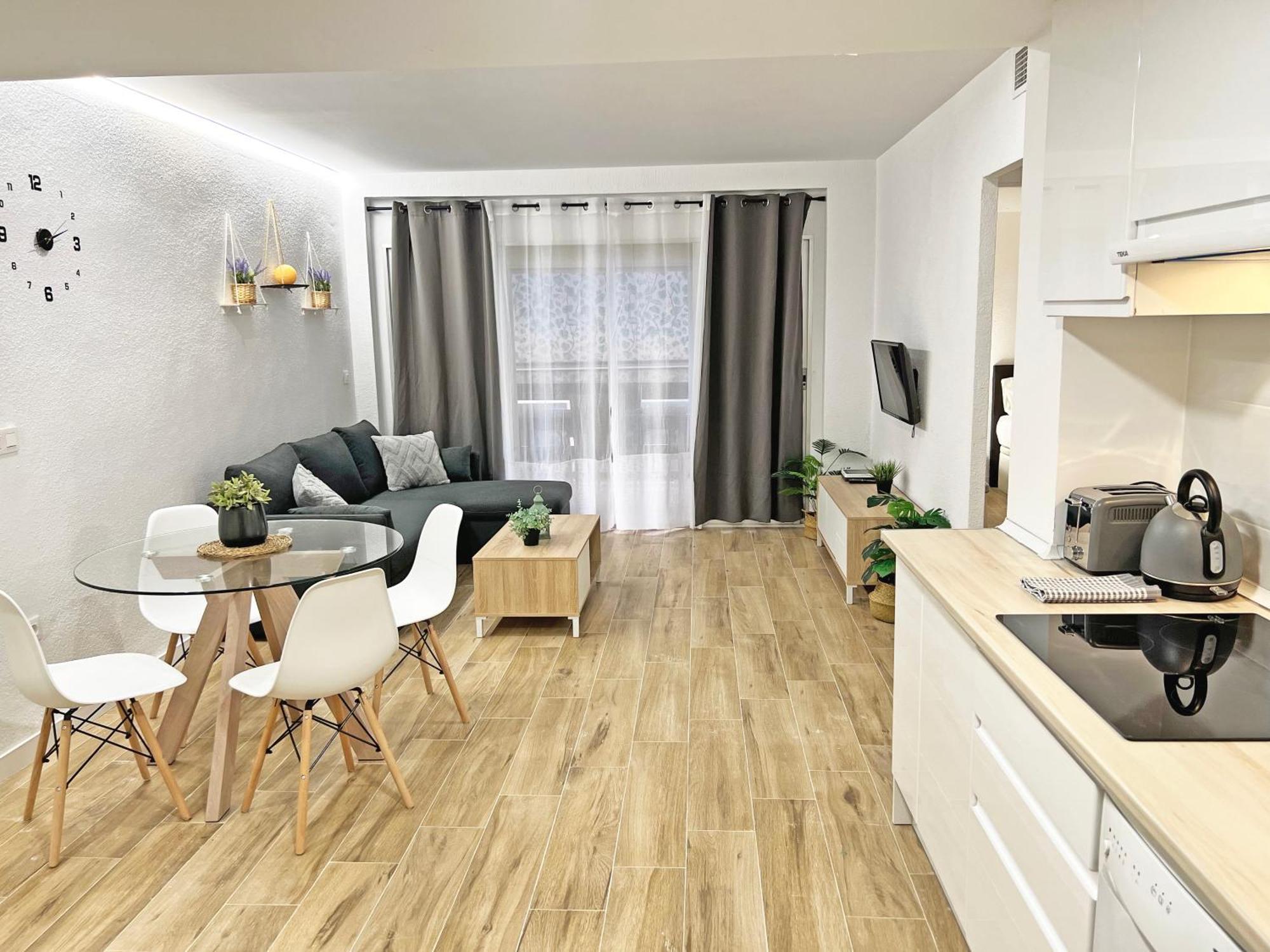 坎佩略Coqueto Con Piscina, Nuevo A 50M Del Mar, Parking Gratis公寓 外观 照片
