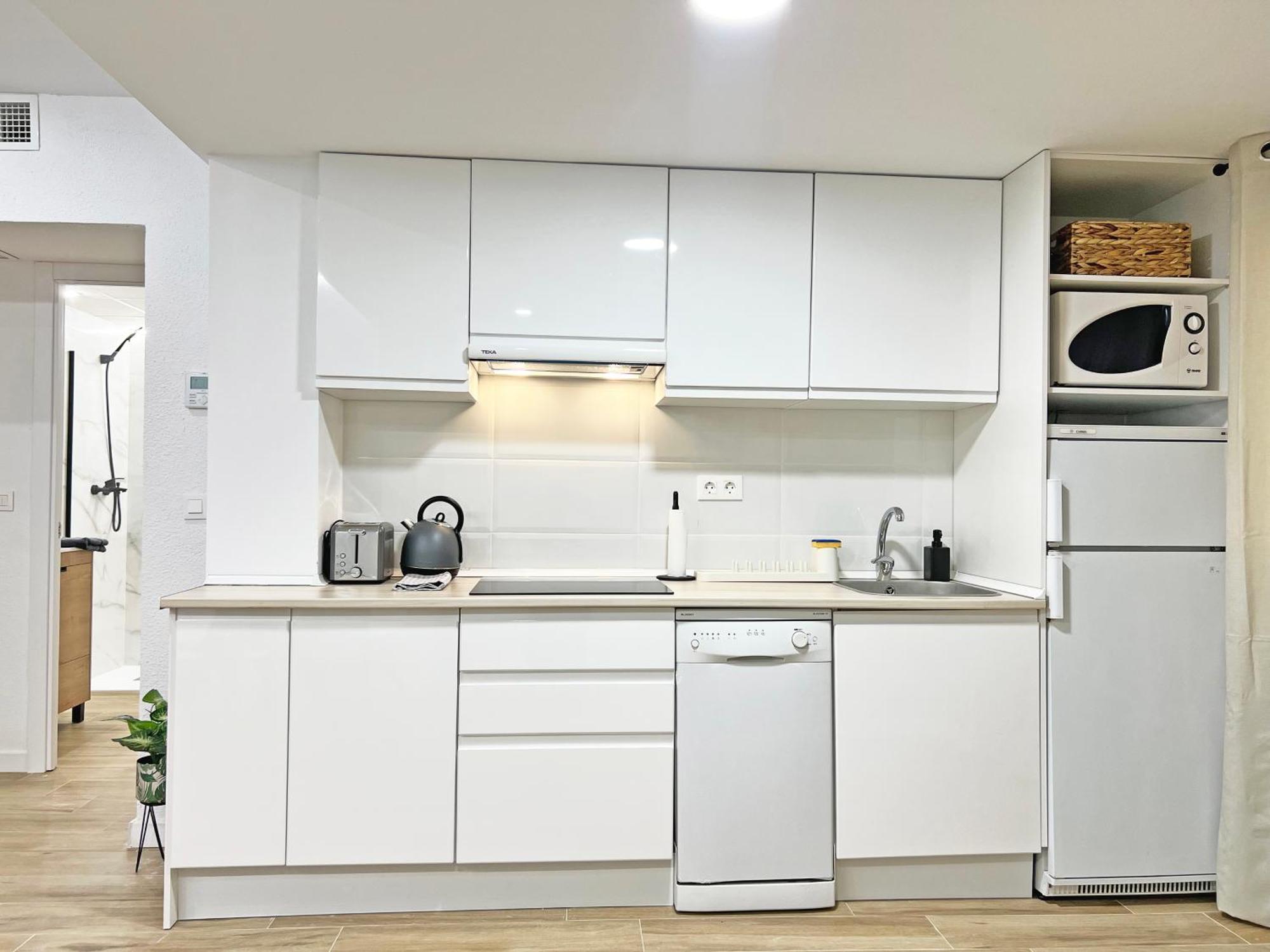 坎佩略Coqueto Con Piscina, Nuevo A 50M Del Mar, Parking Gratis公寓 外观 照片