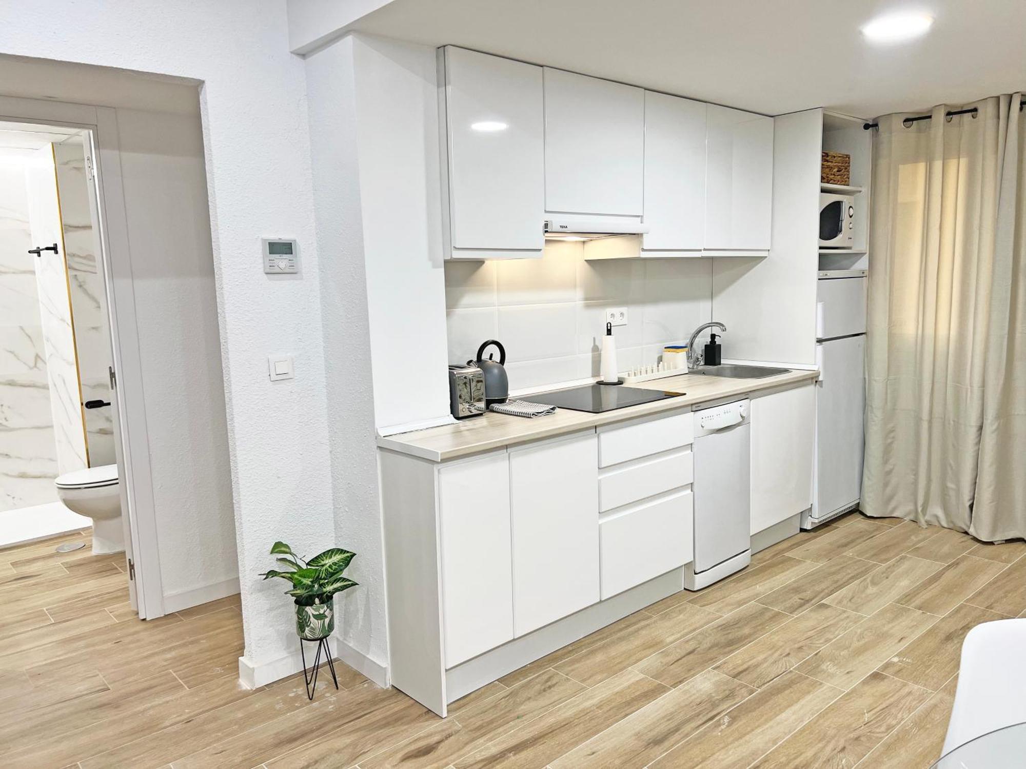 坎佩略Coqueto Con Piscina, Nuevo A 50M Del Mar, Parking Gratis公寓 外观 照片