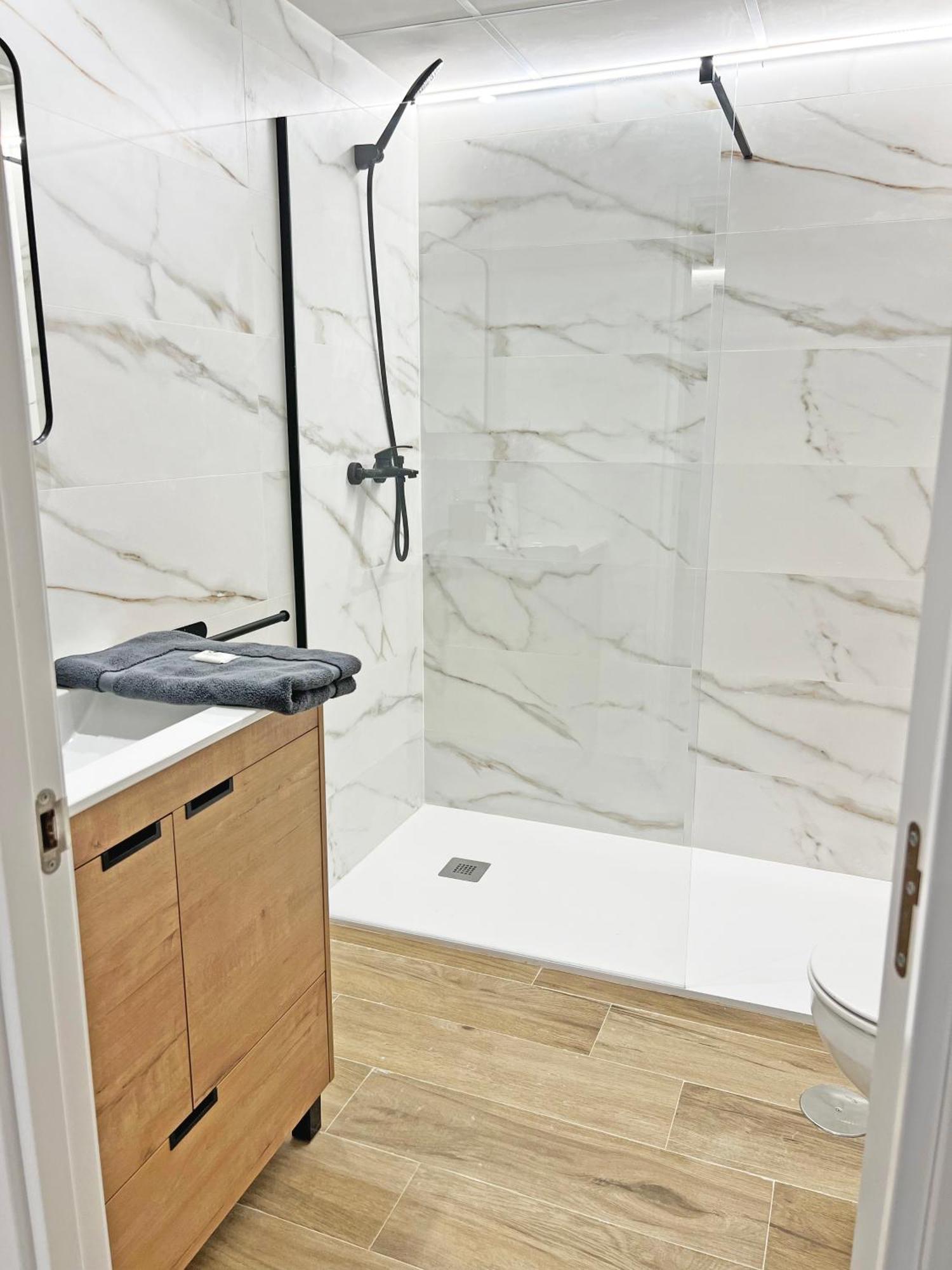 坎佩略Coqueto Con Piscina, Nuevo A 50M Del Mar, Parking Gratis公寓 外观 照片